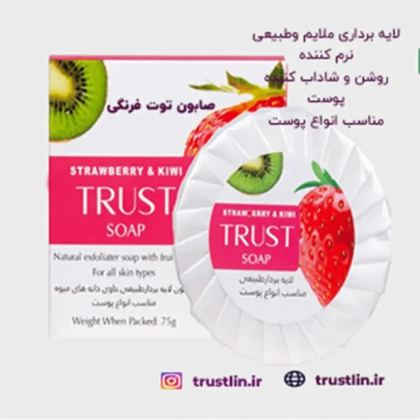 صابون نرم کننده وروشن کننده توت فرنگی
